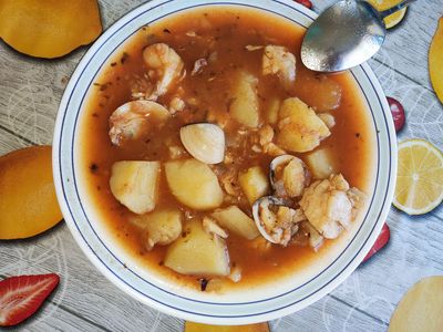 Marmitaco de merluza