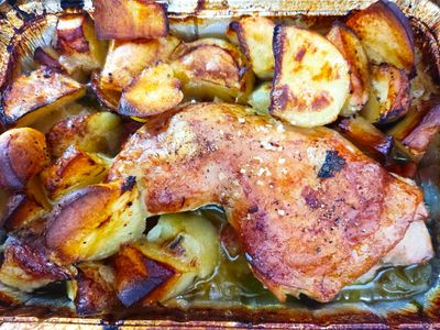 asado de pollo
