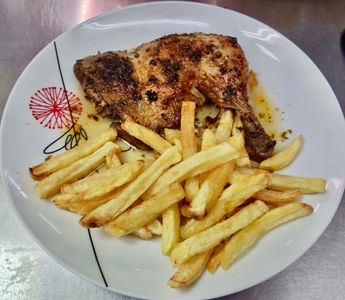 Muslo de pollo al chimichurri
